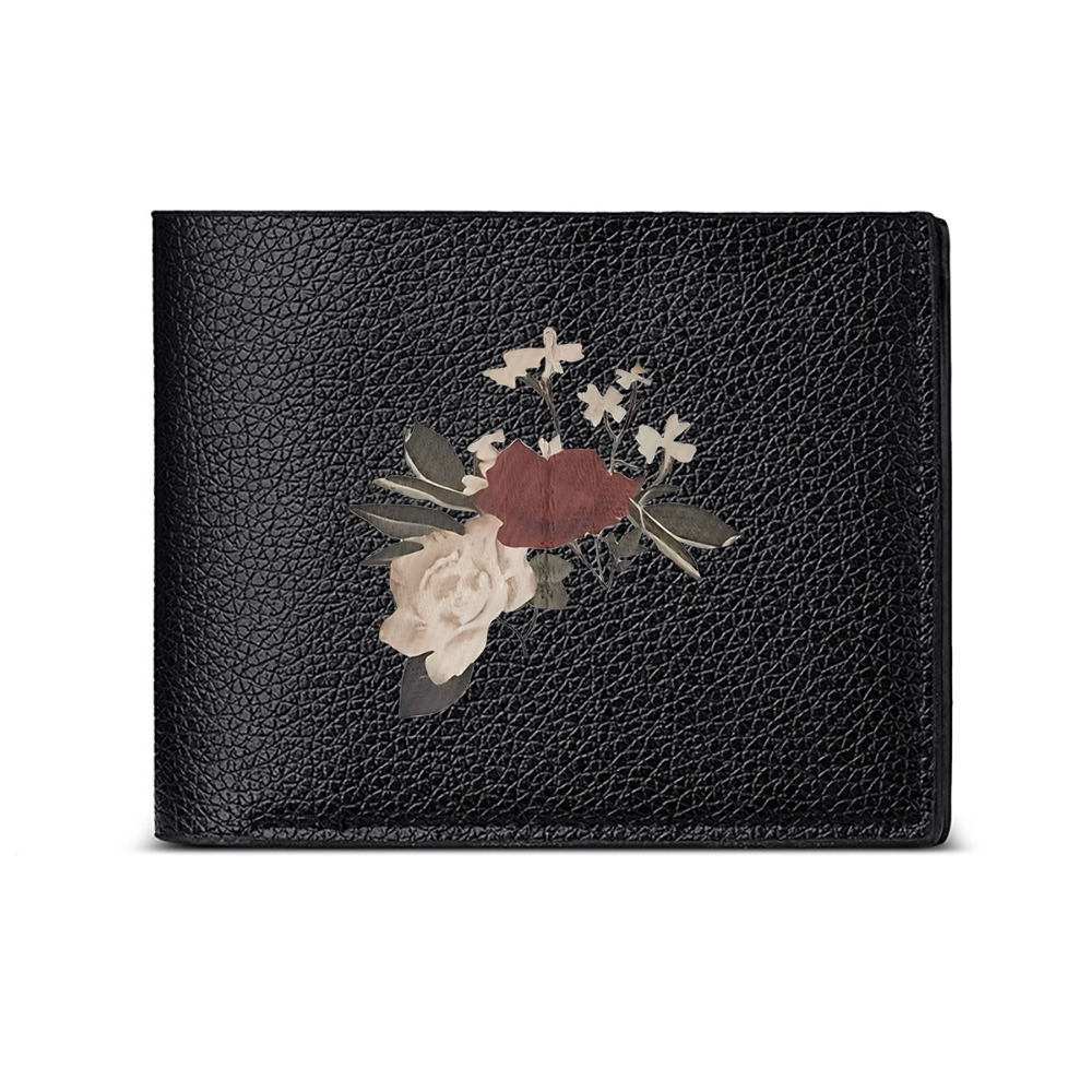 Men Accessories Bouquet - Floral Bouquet Design Men's Wallet Card