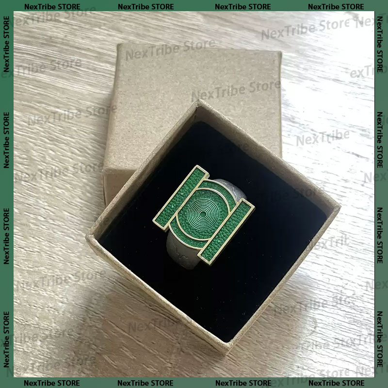 Men Accessories Gift Set - In Stock Green Lantern Metal Ring