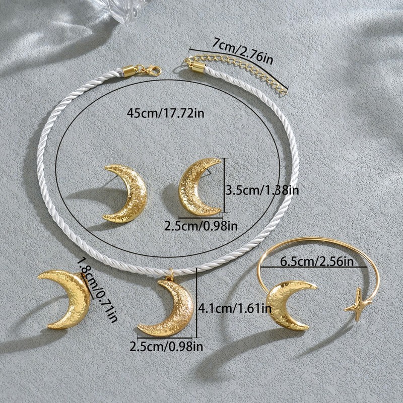 Womens Geometric Star Moon Jew - Men Accessories Gift Set review and price