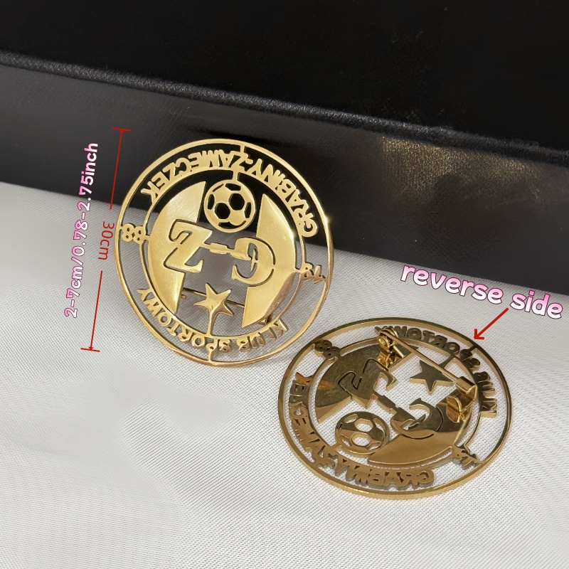 Custom Logo Brooch Simple Crea - Men Accessories Gift Set review and price