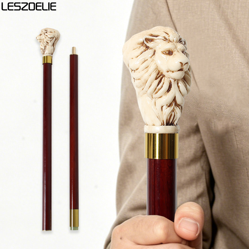 Antique Resin Lion Head Walkin - Men Accessories Elegant review and price