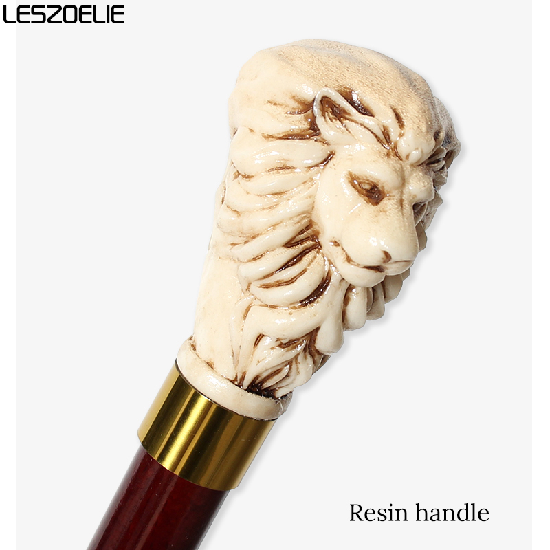 Antique Resin Lion Head Walkin - Men Accessories Elegant review and price