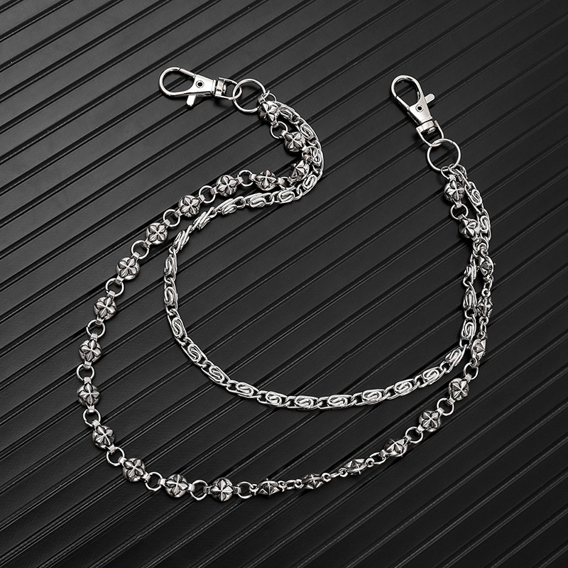 Trendy Hip Hop Double Layer Je - Men Accessories Pk review and price