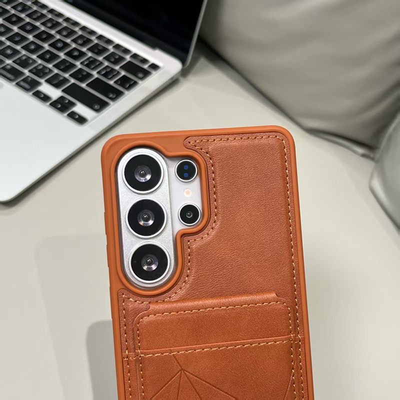 Luxury Synthetic Leather Card  - Phone Wallet Combo review and price