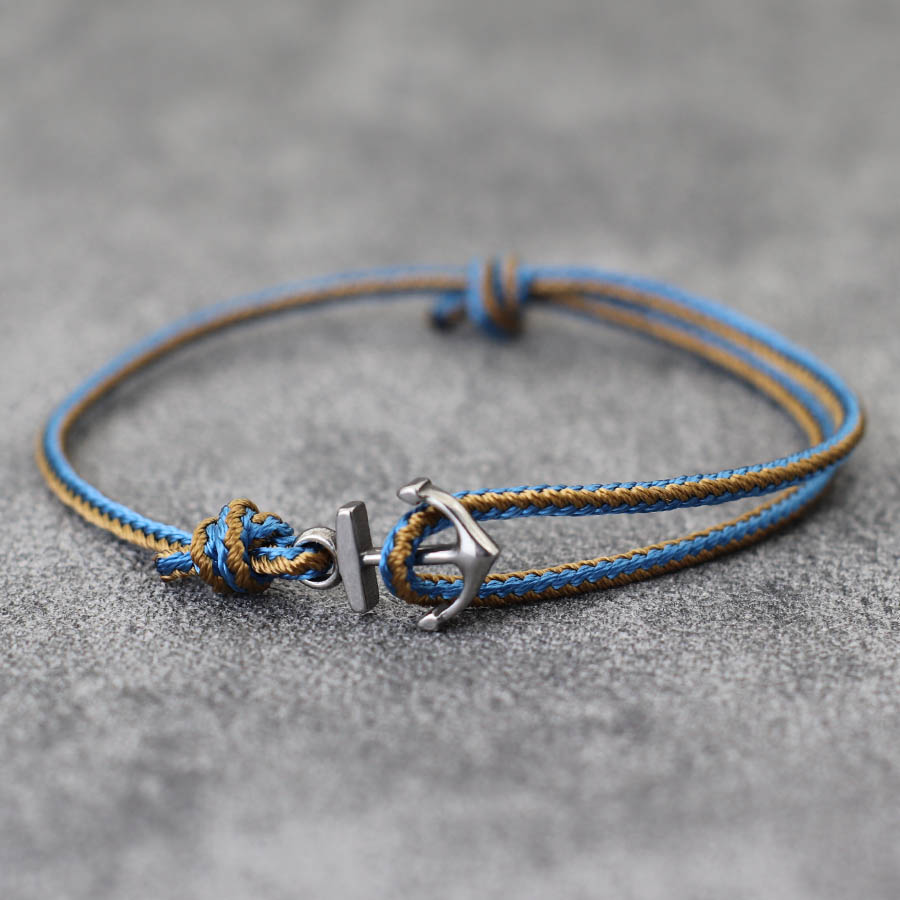 Minimalist Anchor Thin Rope Br - Men Accessories Ethnic review and price
