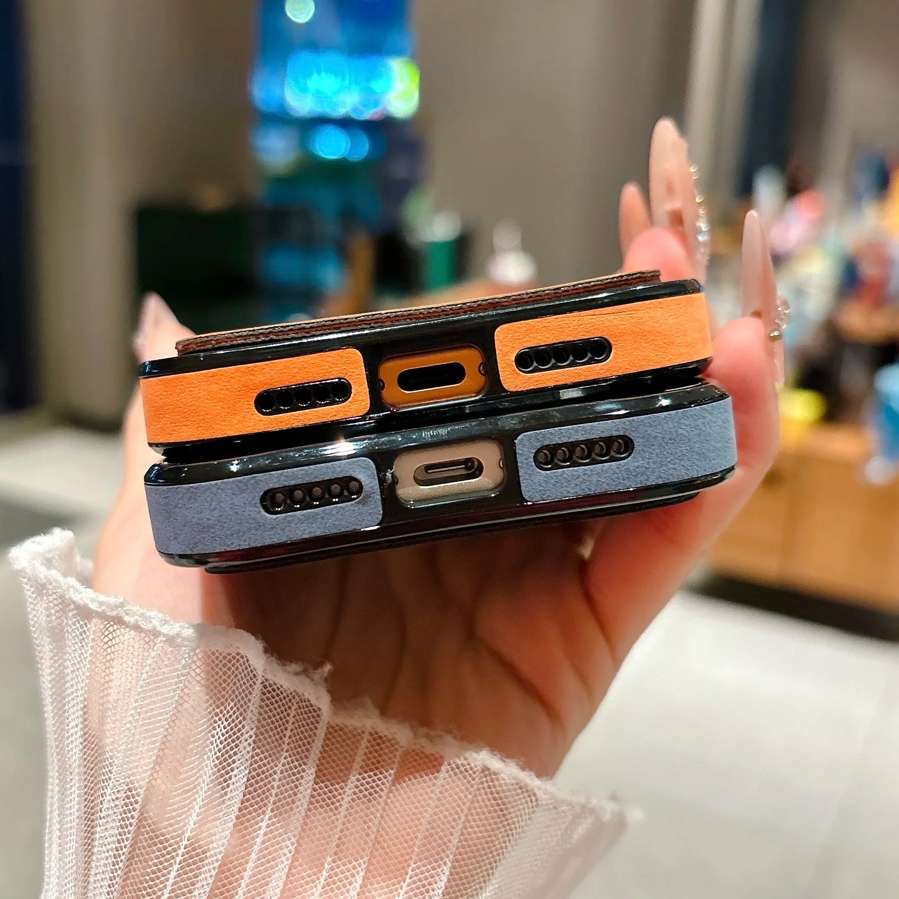 Wallet Card Holder Suede Leath - Phone Wallet Combo review and price