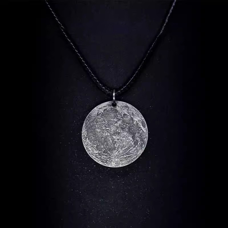 Ethnic Style Moon Pendant For  - Men Accessories Ethnic review and price