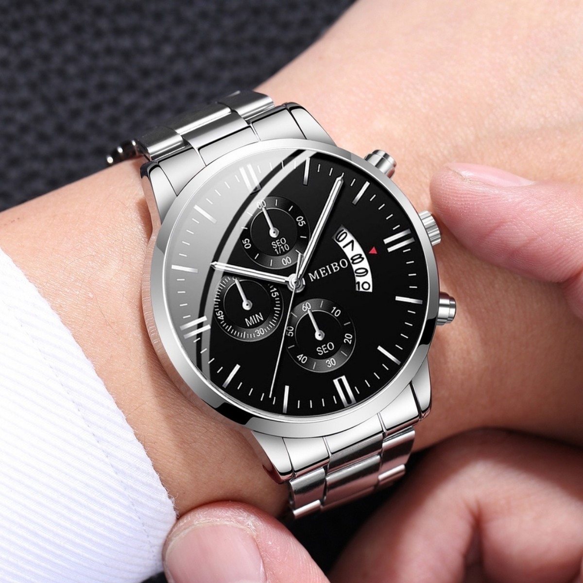 4PCS Fashion Couples Watches B - Men Accessories Elegant review and price