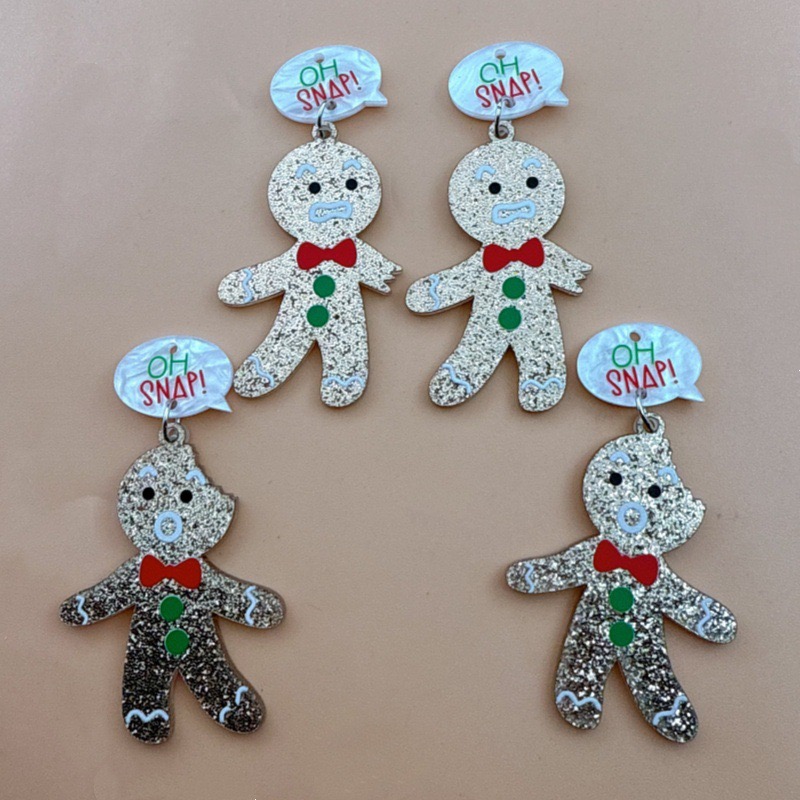 10pcs Cute Christmas Gingerbre - Men Accessories Jewelry review and price