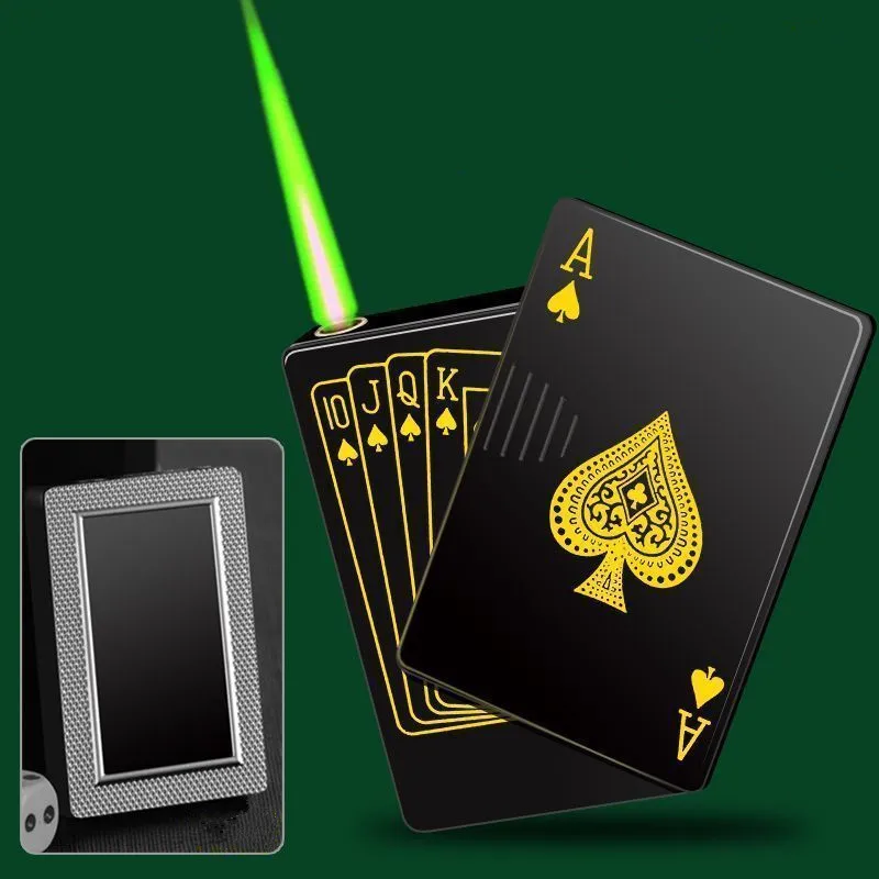 Metal Playing Cards Butane Lig - Men Accessories Pk review and price