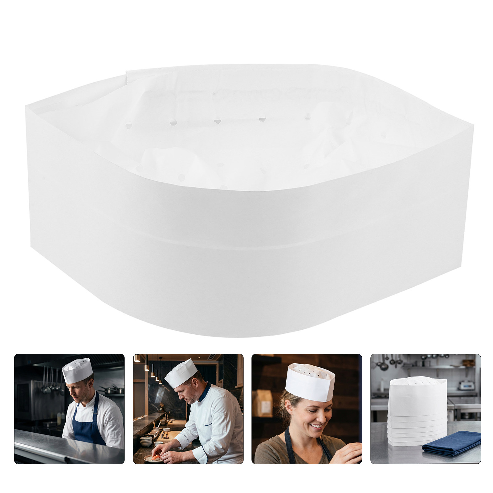 30pcs Disposable paper Chef Sk - Men Accessories Shop review and price