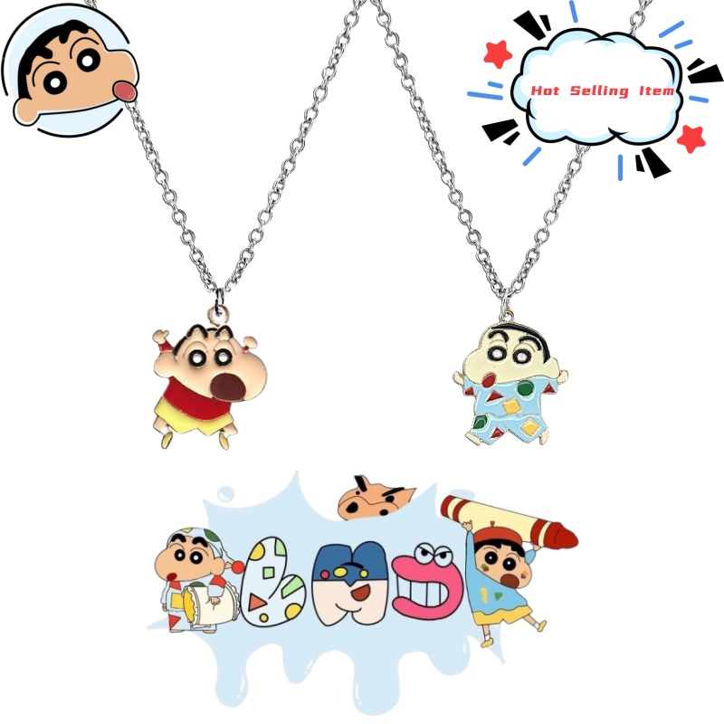 Crayon Shin-chan cartoon neckl - Men Accessories Gift Set review and price