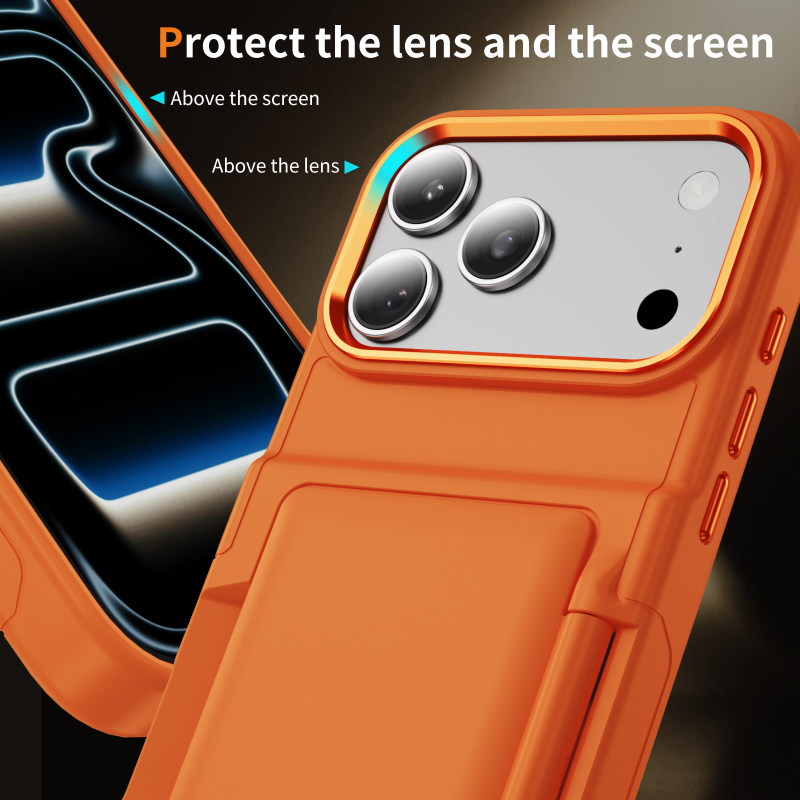 New Solid Color Frosted PC Wal - Phone Wallet Combo review and price