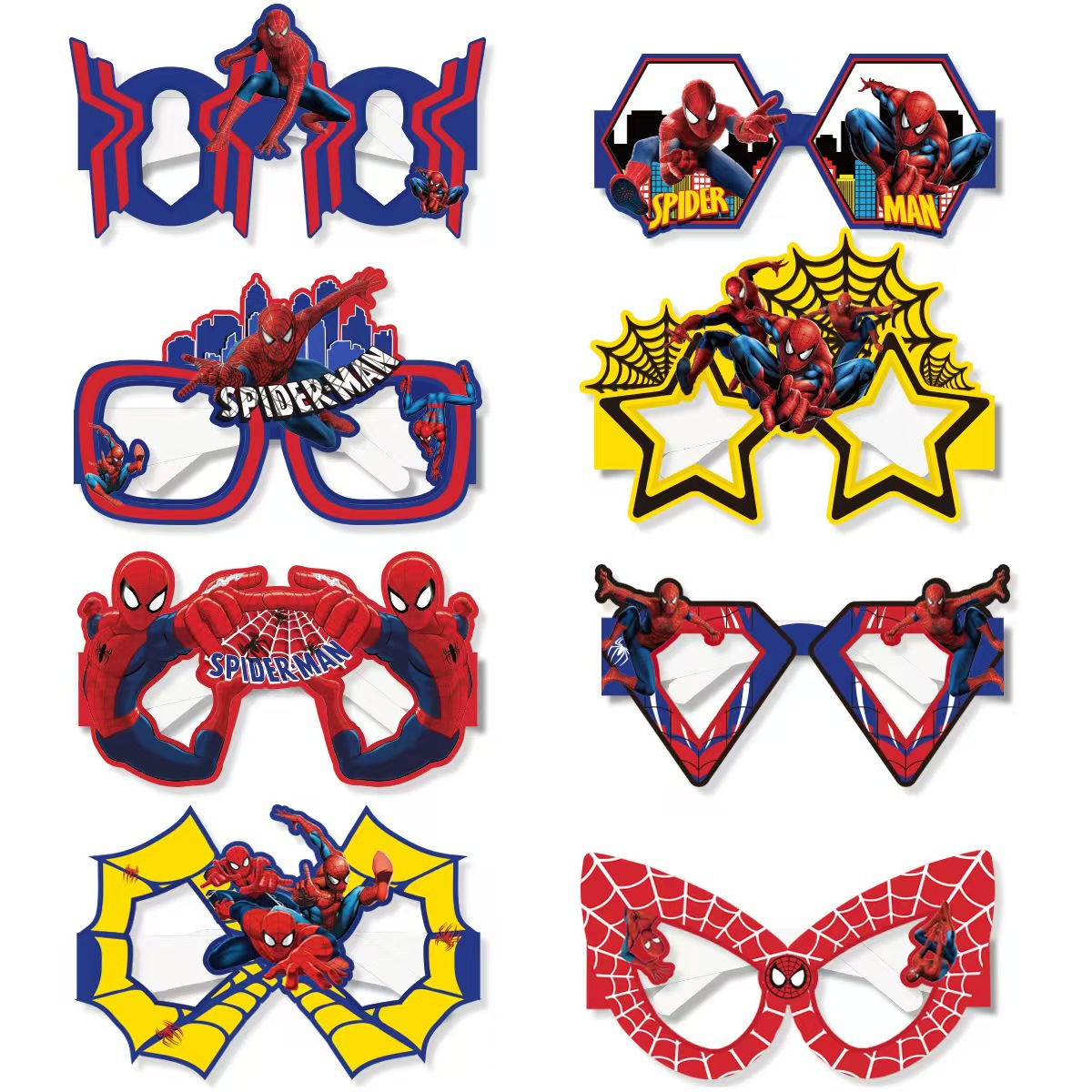 8PCS Spider-Man Paper Eco-Frie - Men Accessories Photos review and price