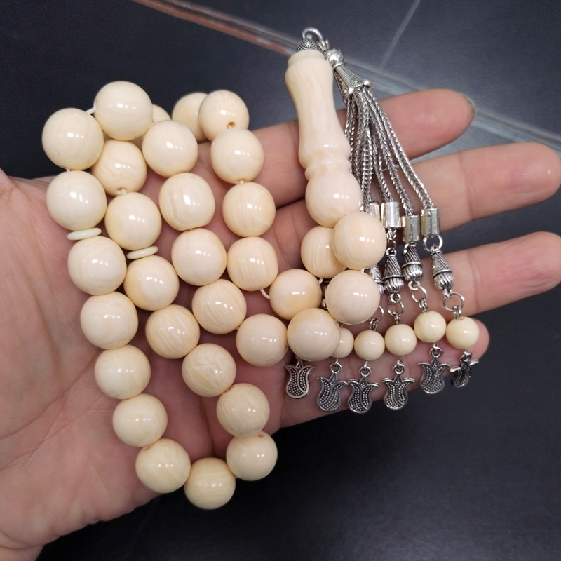 Tasbih Beige Resin  turkish Mi - Men Accessories Ethnic review and price