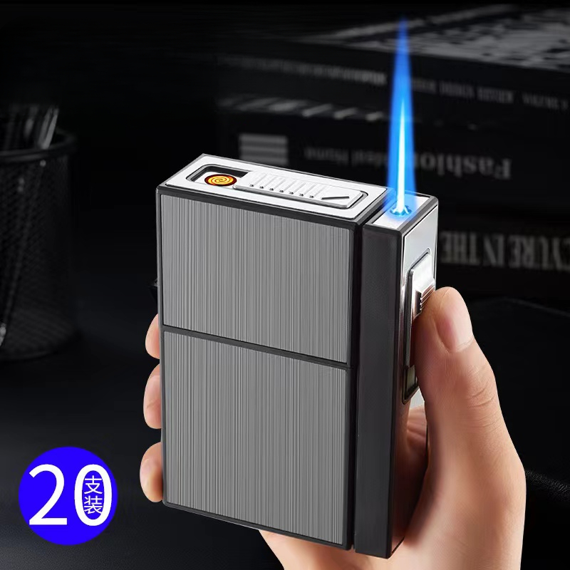 New Can Hold 20 New Metal Ciga - Lighter Windproof review and price