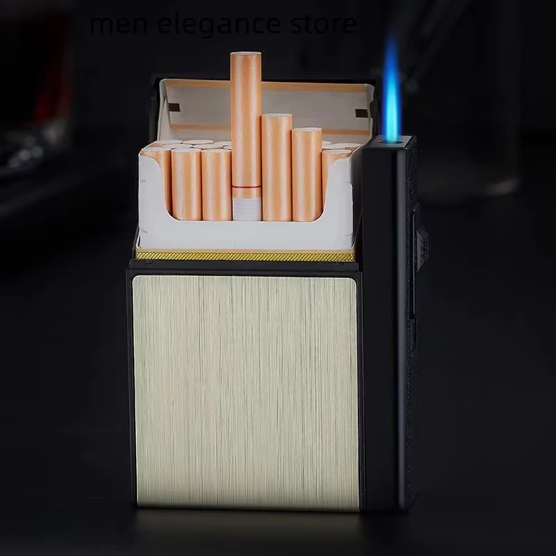 New Can Hold 20 New Metal Ciga - Lighter Windproof review and price