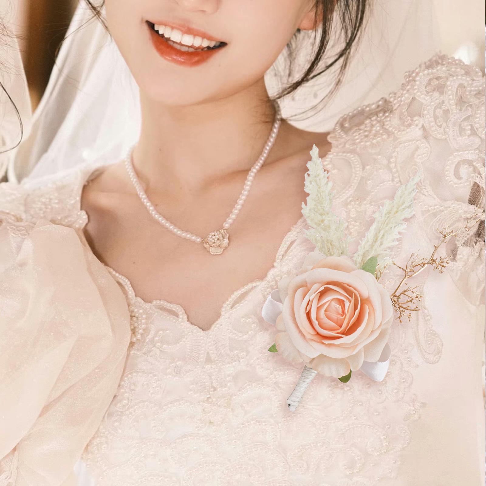 Elegant Rose Boutonniere Handm - Men Accessories Elegant review and price