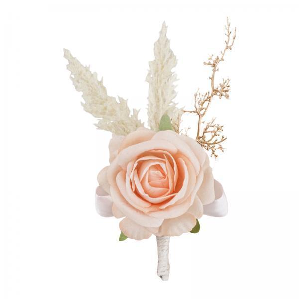 Elegant Rose Boutonniere Handm - Men Accessories Elegant review and price