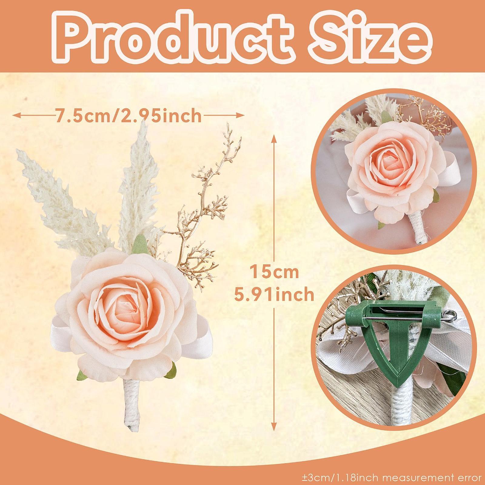 Elegant Rose Boutonniere Handm - Men Accessories Elegant review and price