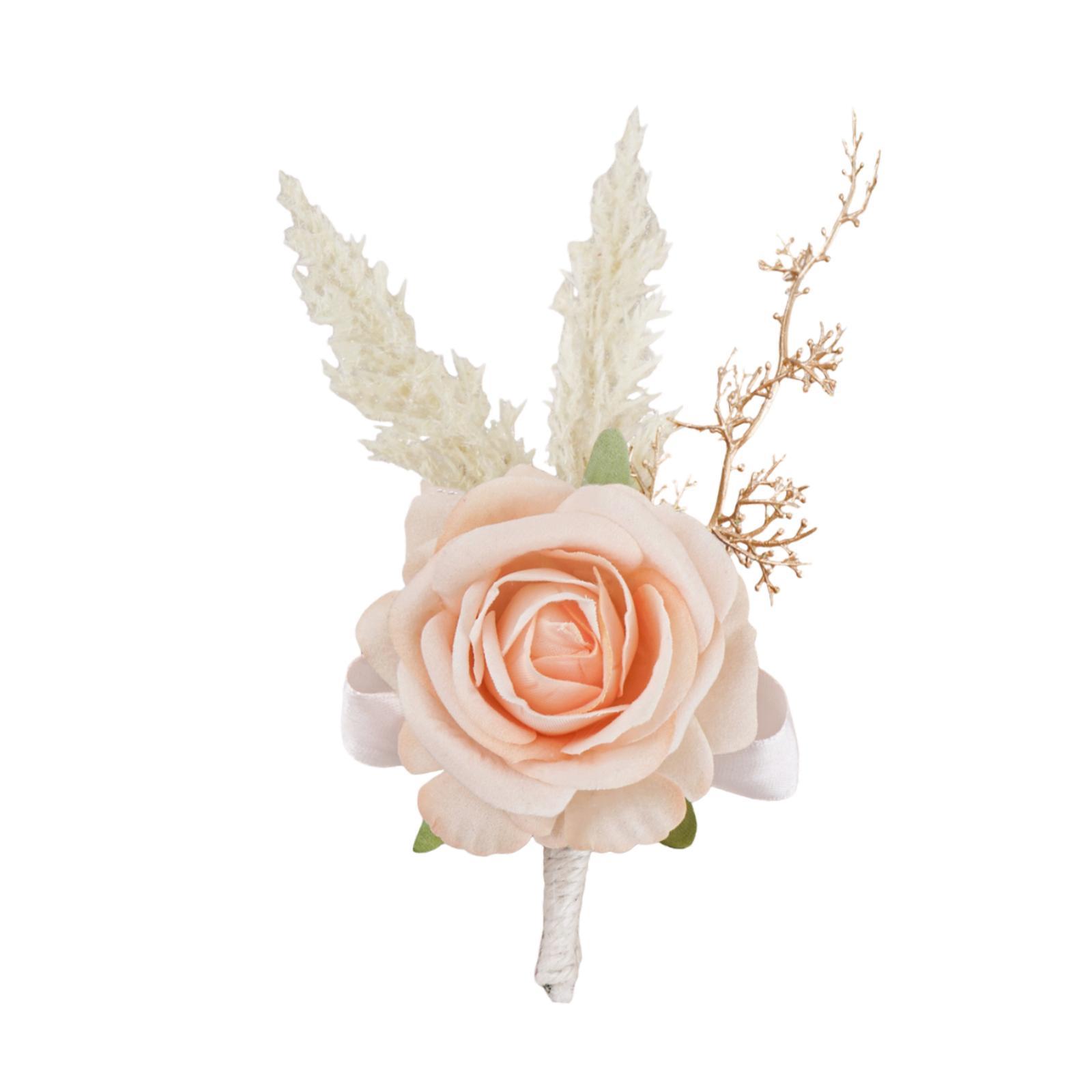 Elegant Rose Boutonniere Handm - Men Accessories Elegant review and price