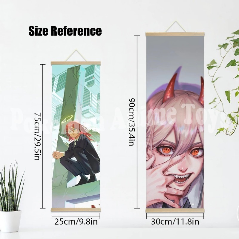 Chainsaw Man Anime Poster Wood - Men'S Accessories Rack review and price