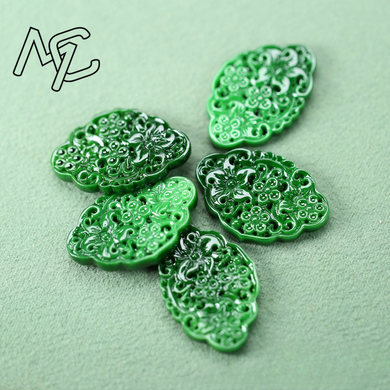2pcs DIY Natural Dry Green Eme - Men Accessories Jewelry review and price