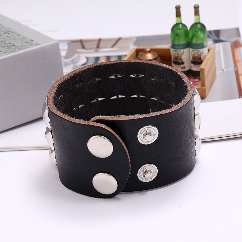 Men's Hip Hop Punk Three-Row S - Men Accessories Pk review and price