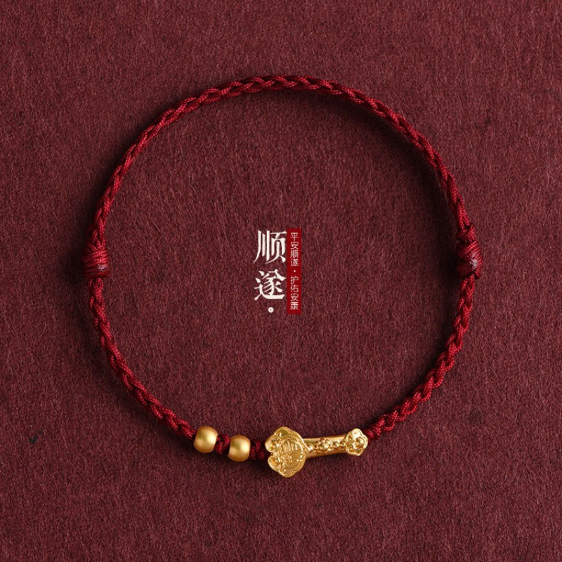 Classic Lucky Red Rope Bracele - Men Accessories Ethnic review and price