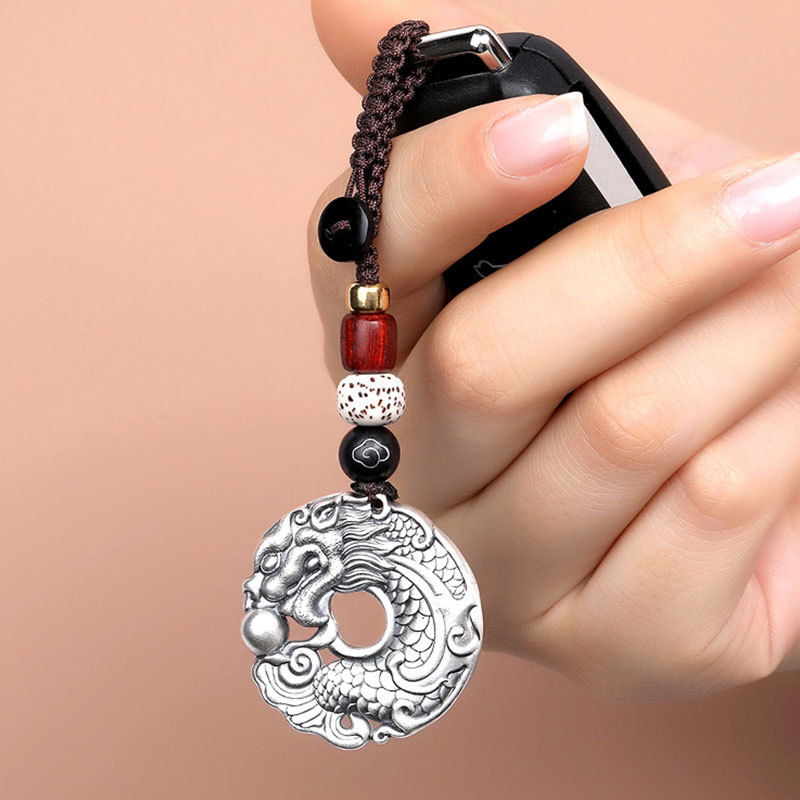 Retro ethnic style dragon fish - Men Accessories Ethnic review and price