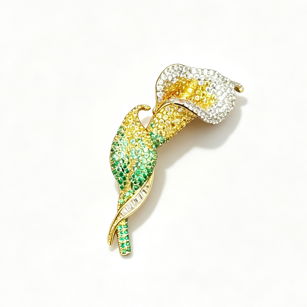 High-end Micro-inlaid Zircon E - Men Accessories Bouquet review and price