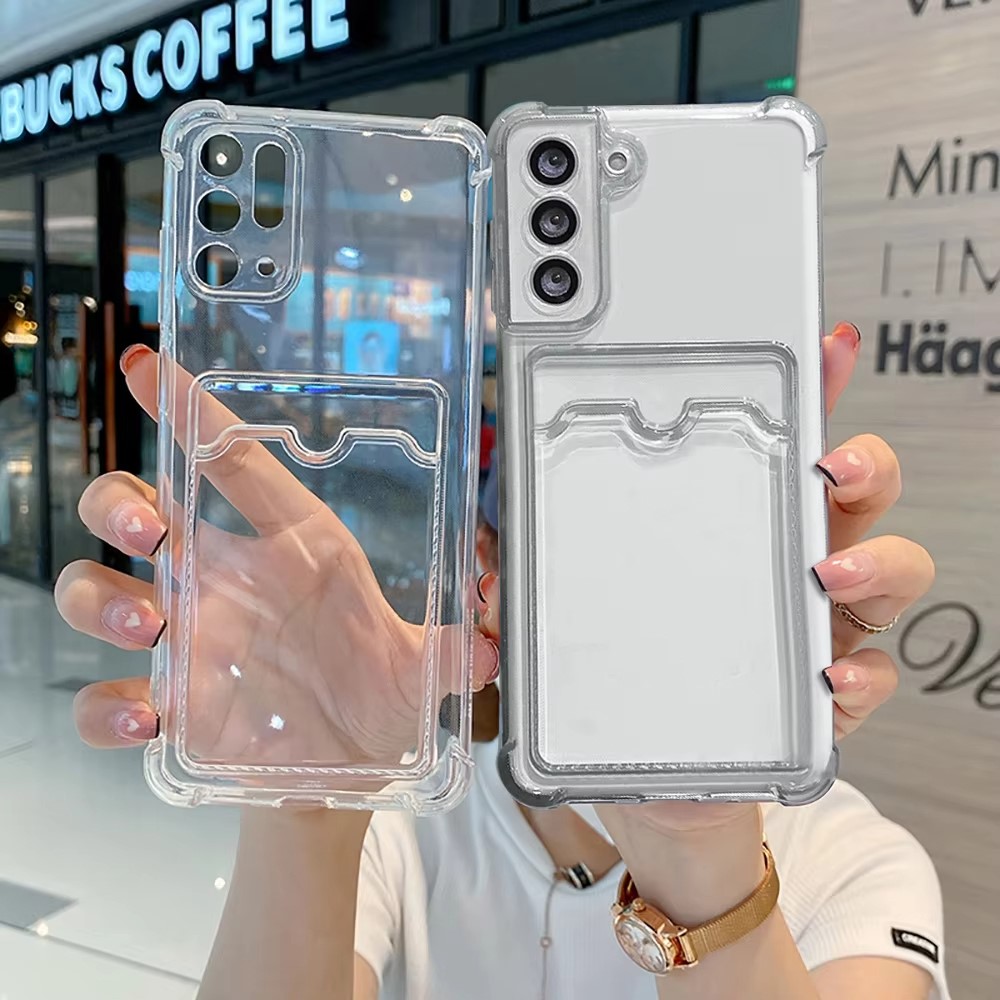 Clear Silicone Card Slot Holde - Phone Wallet Combo review and price