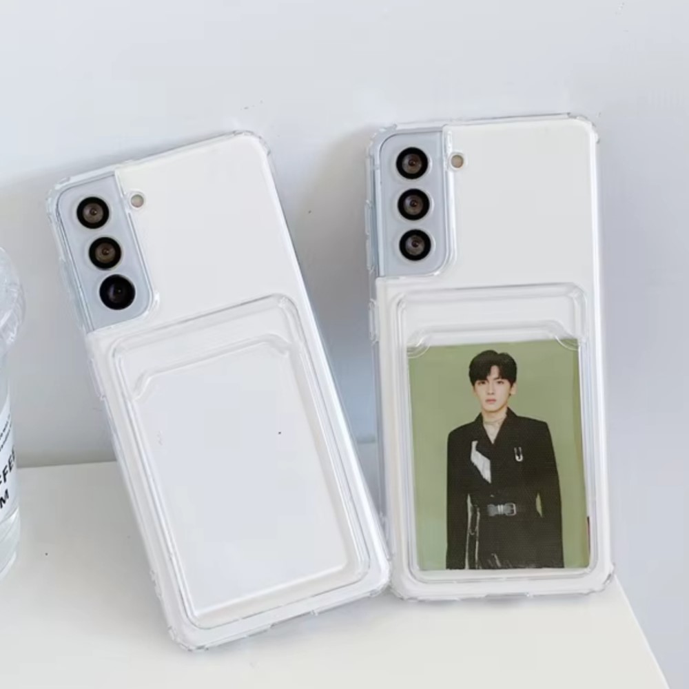 Clear Silicone Card Slot Holde - Phone Wallet Combo review and price