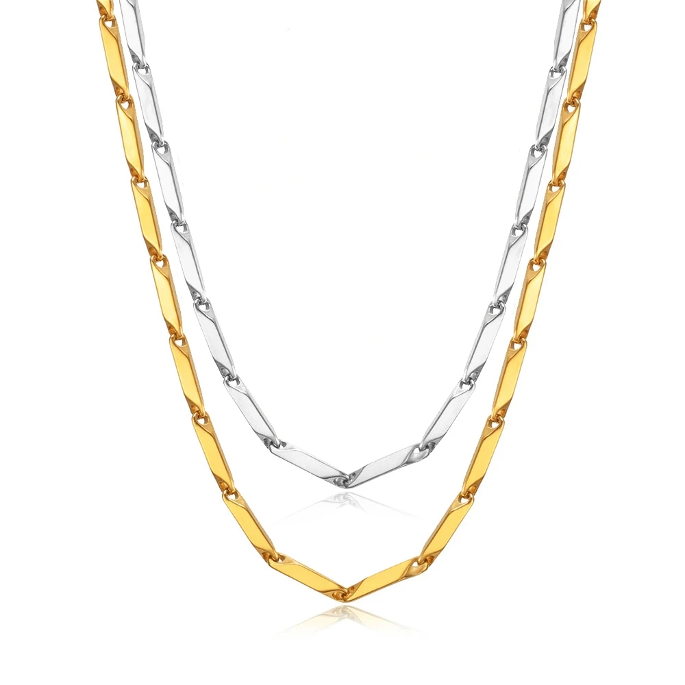 Stainless Steel Chain Necklace - Men Accessories Ethnic review and price
