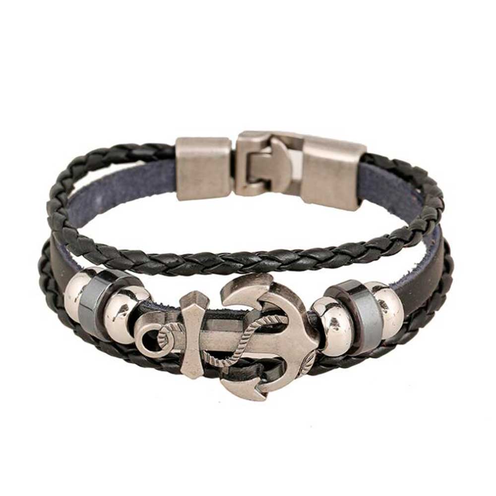 Multi Layered Vintage Leather  - Men Accessories Pk review and price