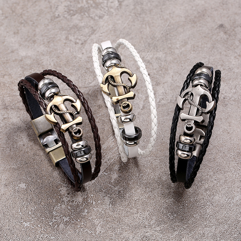 Multi Layered Vintage Leather  - Men Accessories Pk review and price
