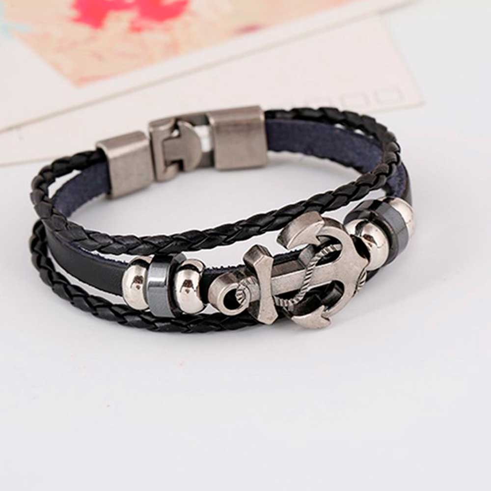 Multi Layered Vintage Leather  - Men Accessories Pk review and price